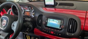 Fiat 500 Rückfahrkamera Nachrüstung Originalradio
