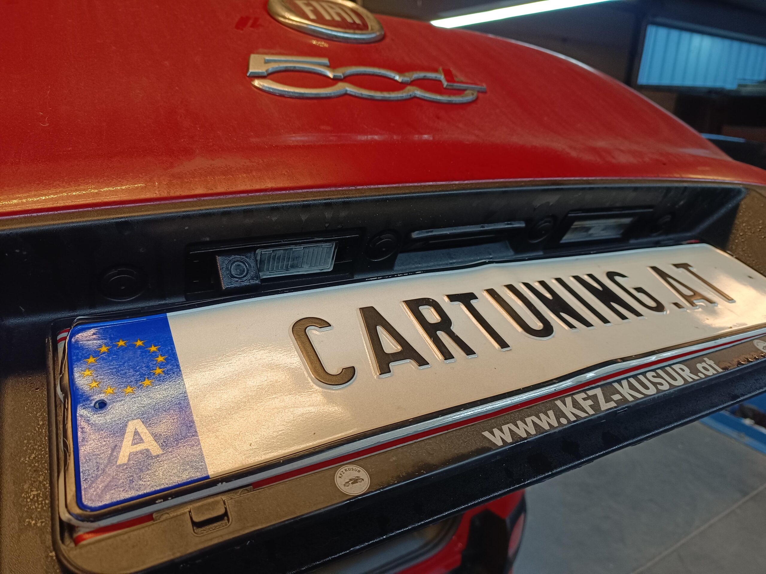 Fiat 500 Rückfahrkamera