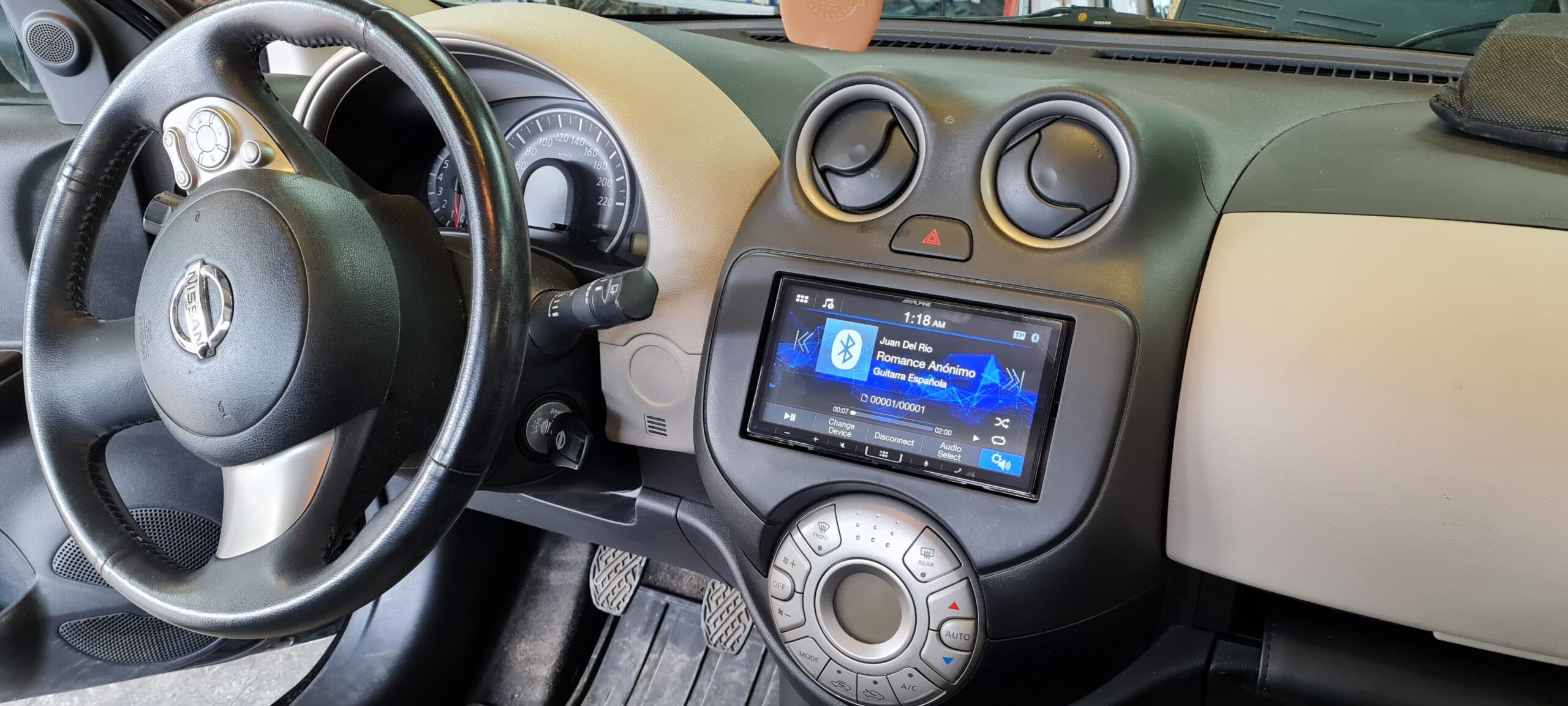 Nissan Micra K13 Sound Radio Alpine W690D