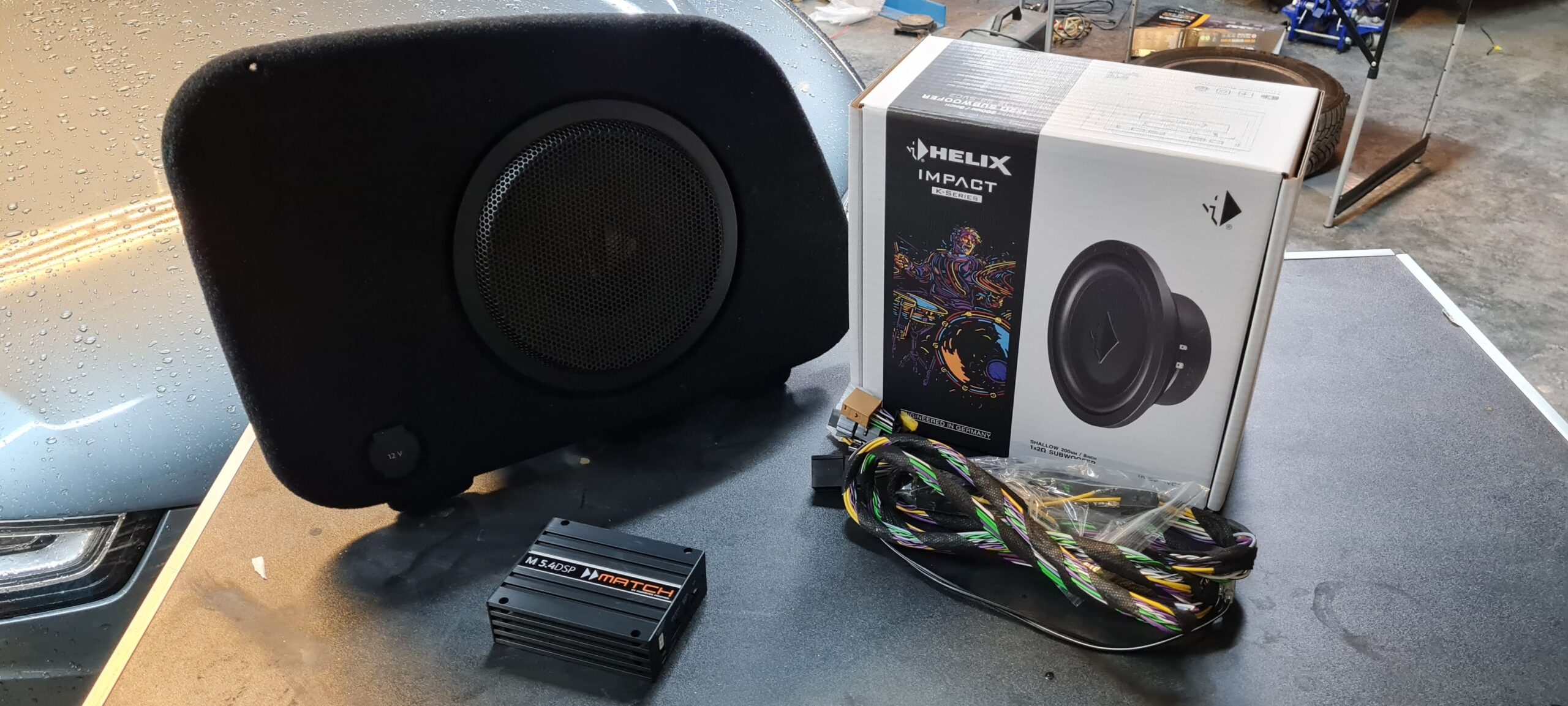 Audi A5 Soundpaket Subwoofer + Match DSP Detail