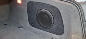 Audi A5 Sportback - Soundupgrade Match DSP 5 Audi A5 Soundpaket Subwoofer Seitenfach