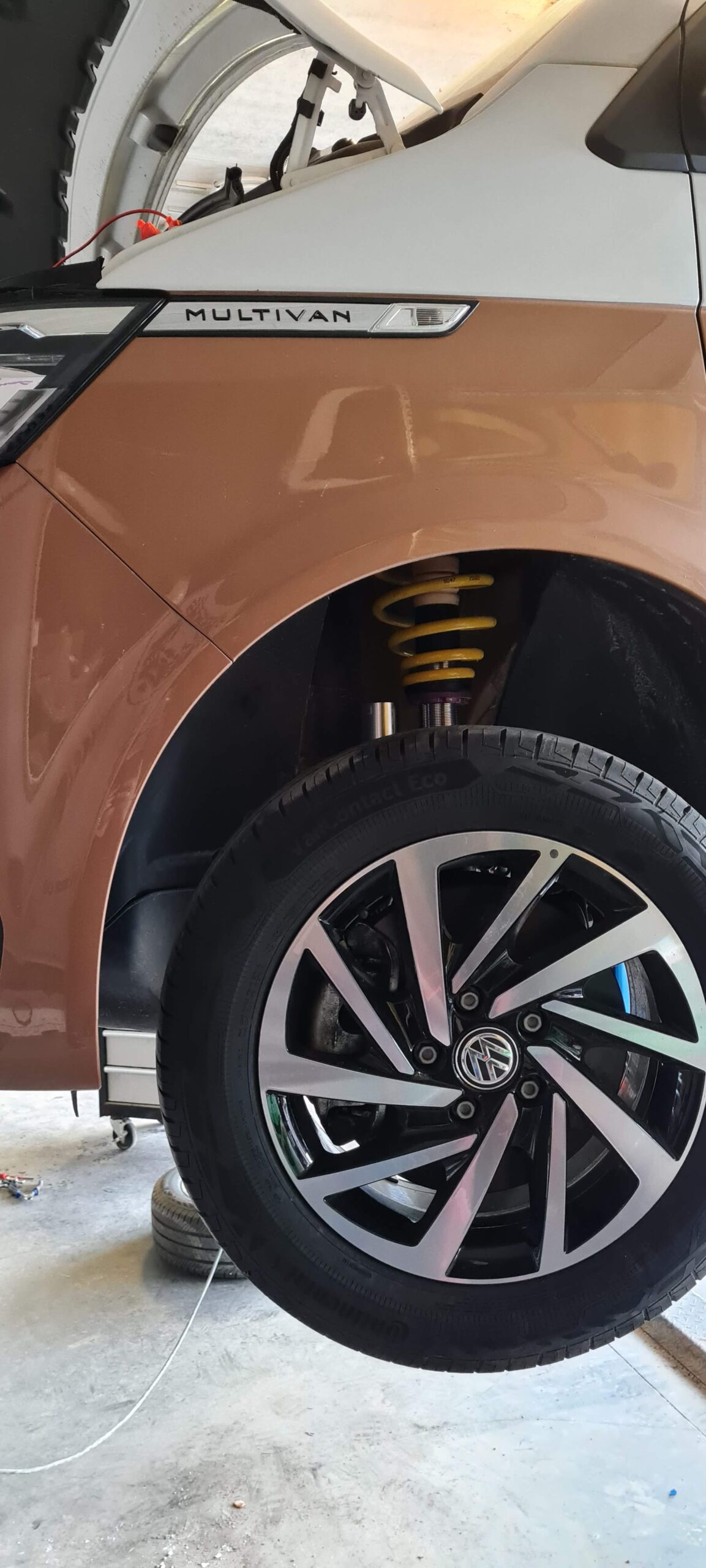 VW T6 KW Gewindefahrwerk Leveling