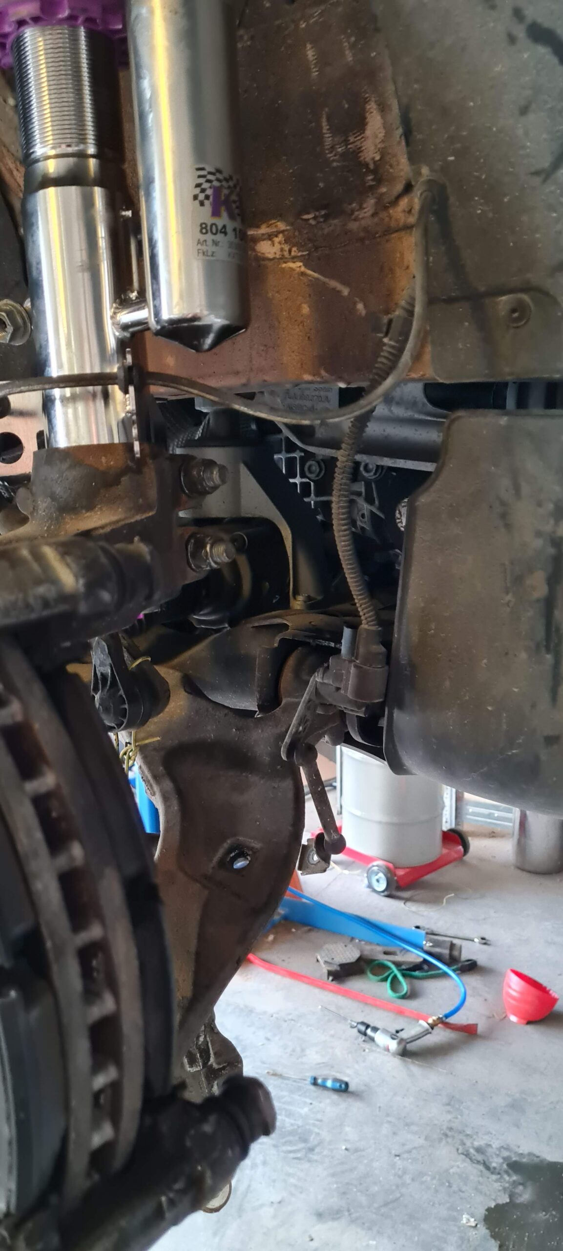 VW T6 KW Gewindefahrwerk Leveling