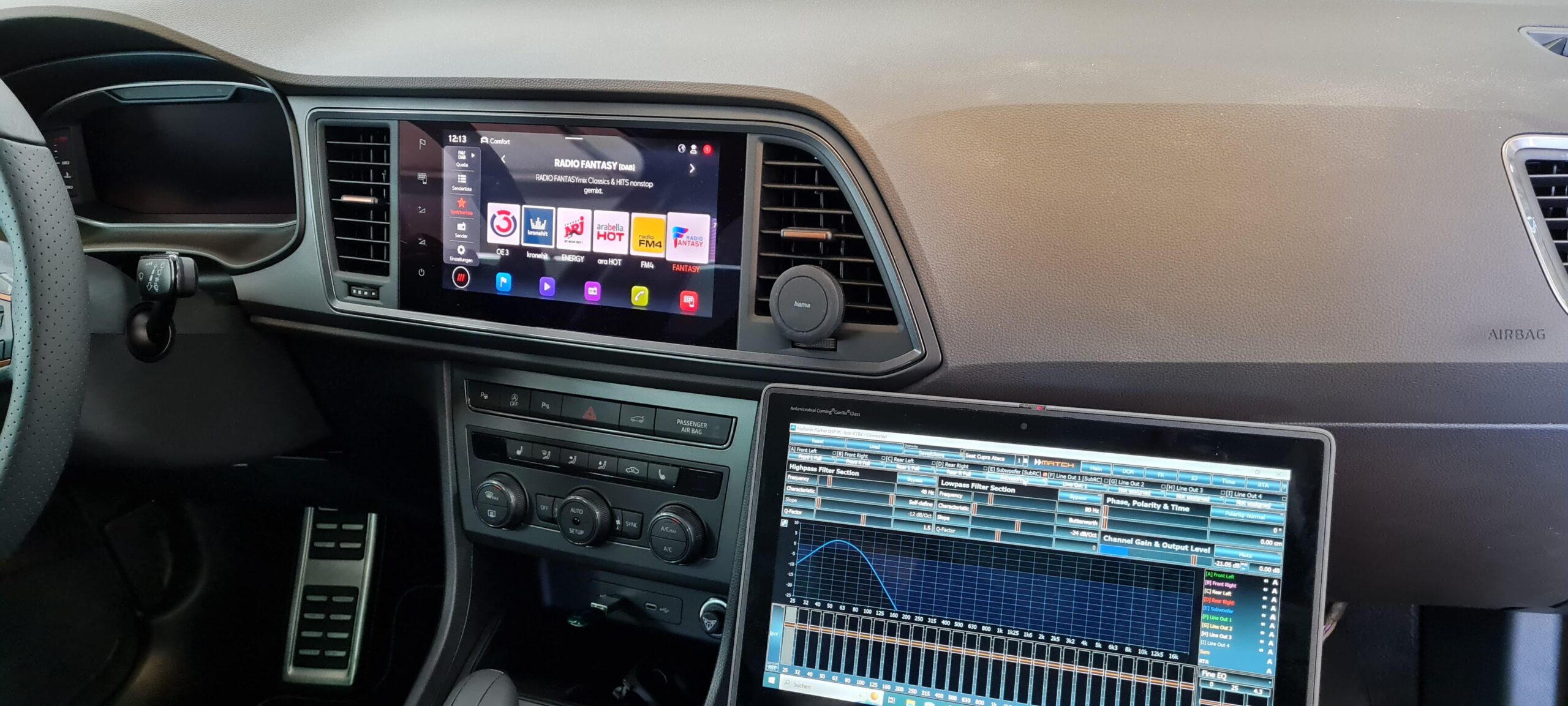 Cupra Ateca Soundsystem DSP Einstellung