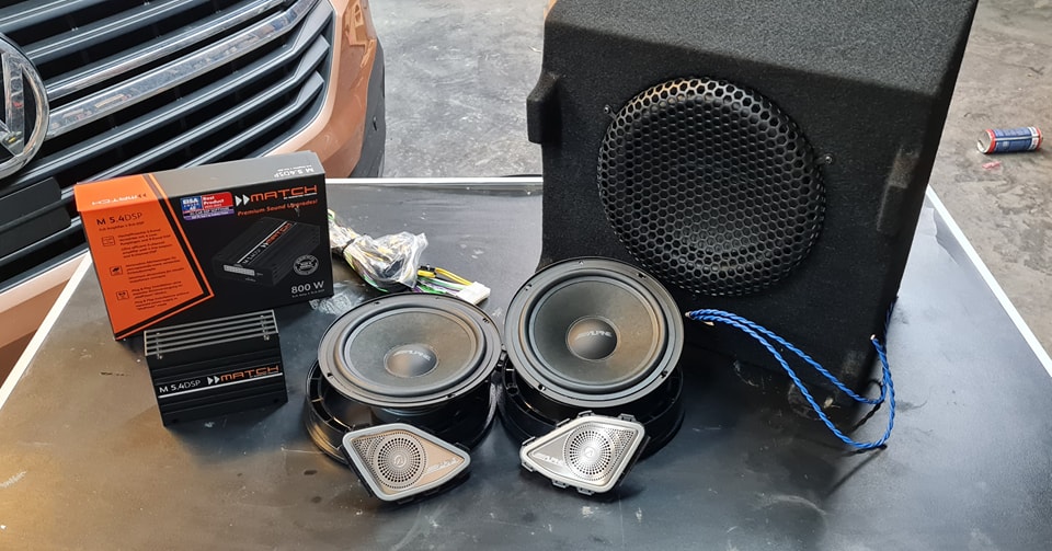 VW T6.1 Multivan - Soundupgrade Match DSP + Alpine 1 VW T5/T6/T6.1 Soundupgrade Set