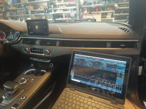 Audi A5 F5 Cabrio - minimalistisches Soundupgrade Match DSP 3 Audi A5 F5 Soundsystem