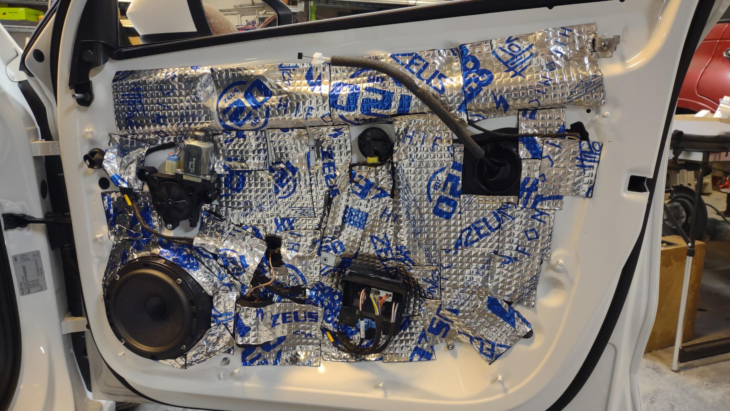 Audi A3 8Y Soundsystem nachrüsten Türdämmung