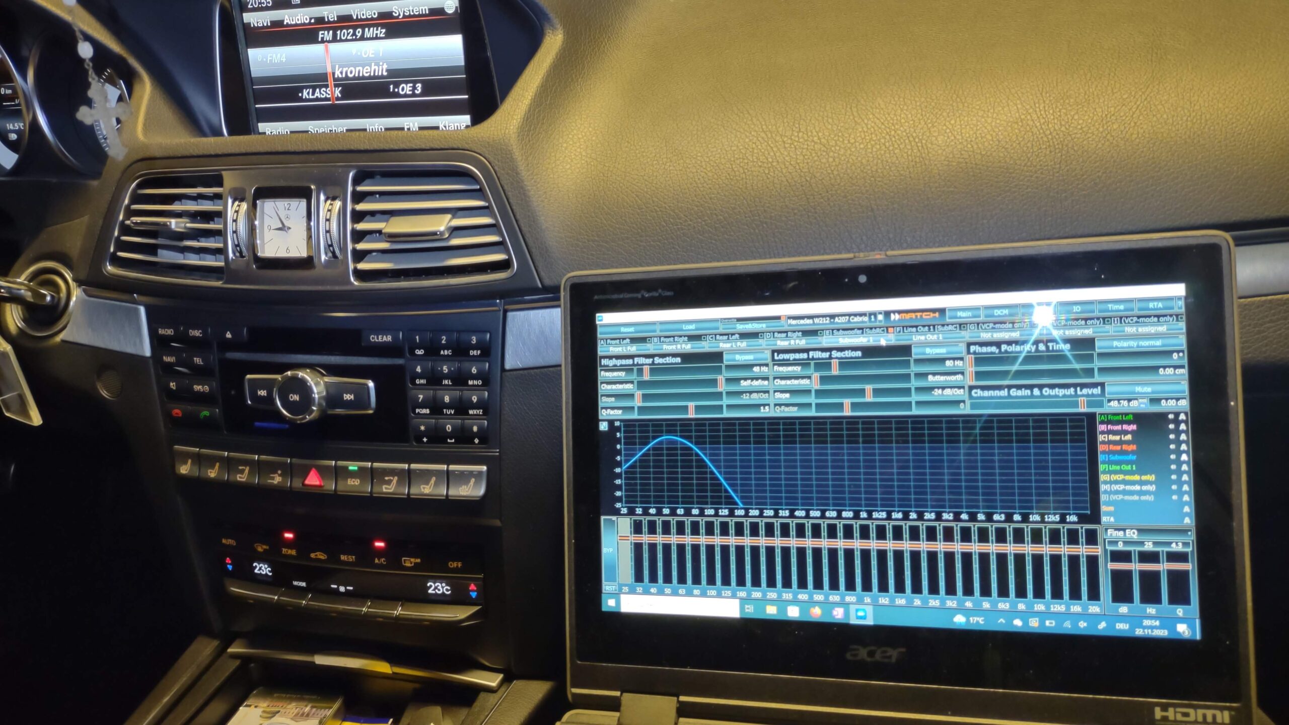 Mercedes CLK A207 Cabrio Subwoofer