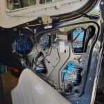 Wohnmobil Soundsystem Fiat Ducato Dämmung Tür