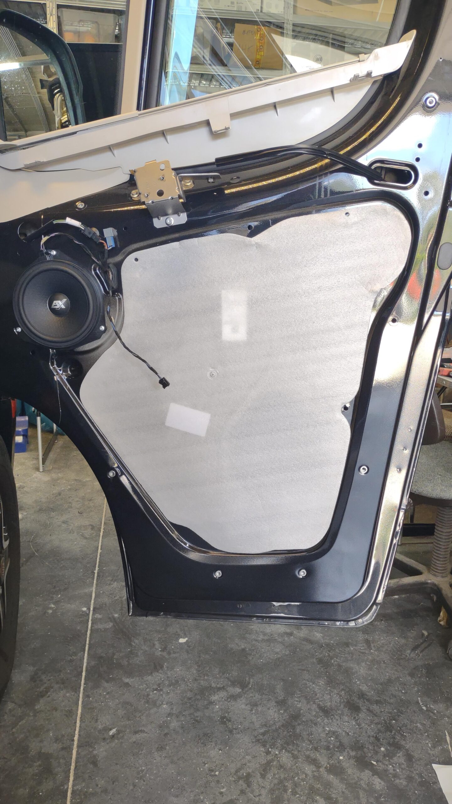 Wohnmobil Soundsystem Fiat Ducato ESX Lautsprecher Tür