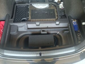 Skoda Octavia Sound Subwoofer eingebaut
