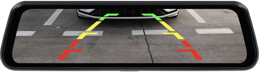 Rückspiegelmonitor mit 2 Kamera-Eingängen - perfekt für Wohnmobile 1 vna mirror 2