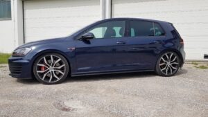 VW Golf 7 GTI Performance - KW Gewindefahrwerk Variante 2 3 VW Golf GTI Performance Gewindefahrwerk