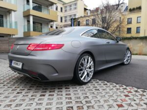 Mercedes S500 - Rettungseinsatz in Wien 7 Mercedes S500 Borbet Felgen