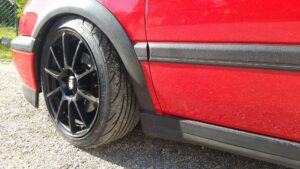 VW Golf 3 GTI Tieferlegung und Felgen 3 VW Golf GTI Tieferlegung und Felgen