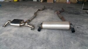 BMW F20 M140i Sportauspuff mit Klappensteuerung 2 HG Motorsport Sportauspuff BMW F20