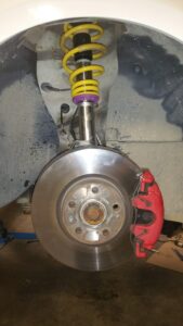 VW Golf 6 GTI Gewindefahrwerk und Auspuff 3 VW Golf 6 GTI KW Gewindefahrwerk