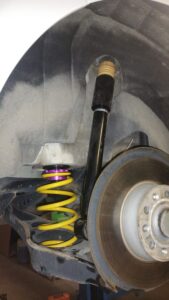 VW Golf 6 GTI Gewindefahrwerk und Auspuff 4 VW Golf 6 GTI KW Gewindefahrwerk