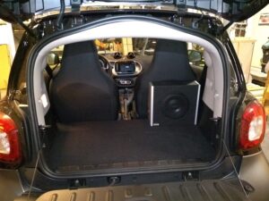 Smart Fortwo Soundsystem mit Subwoofer 7 Smart Fortwo Subwoofer