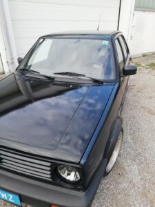 VW Golf 2 Subwoofer nach Maß 10 VW Golf 2 Tieferlegung BBS