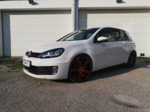 VW Golf 6 GTI Gewindefahrwerk und Auspuff 7 VW Golf 6 GTI KW Gewindefahrwerk