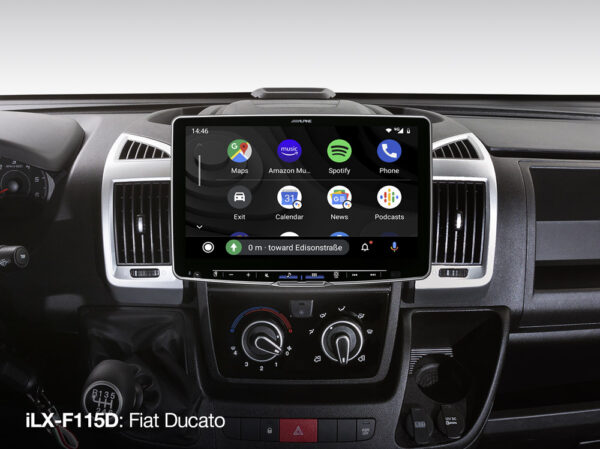 Alpine iLX-F115D Autoradio Fiat Ducato