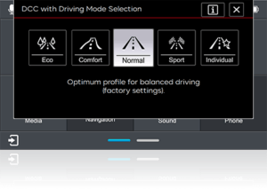 VW T6.1 Fahrmodus Auswahl Autoradio