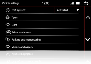 VW T6.1 Autoradio Fahrzeug Einstellungen (Car-Menü)