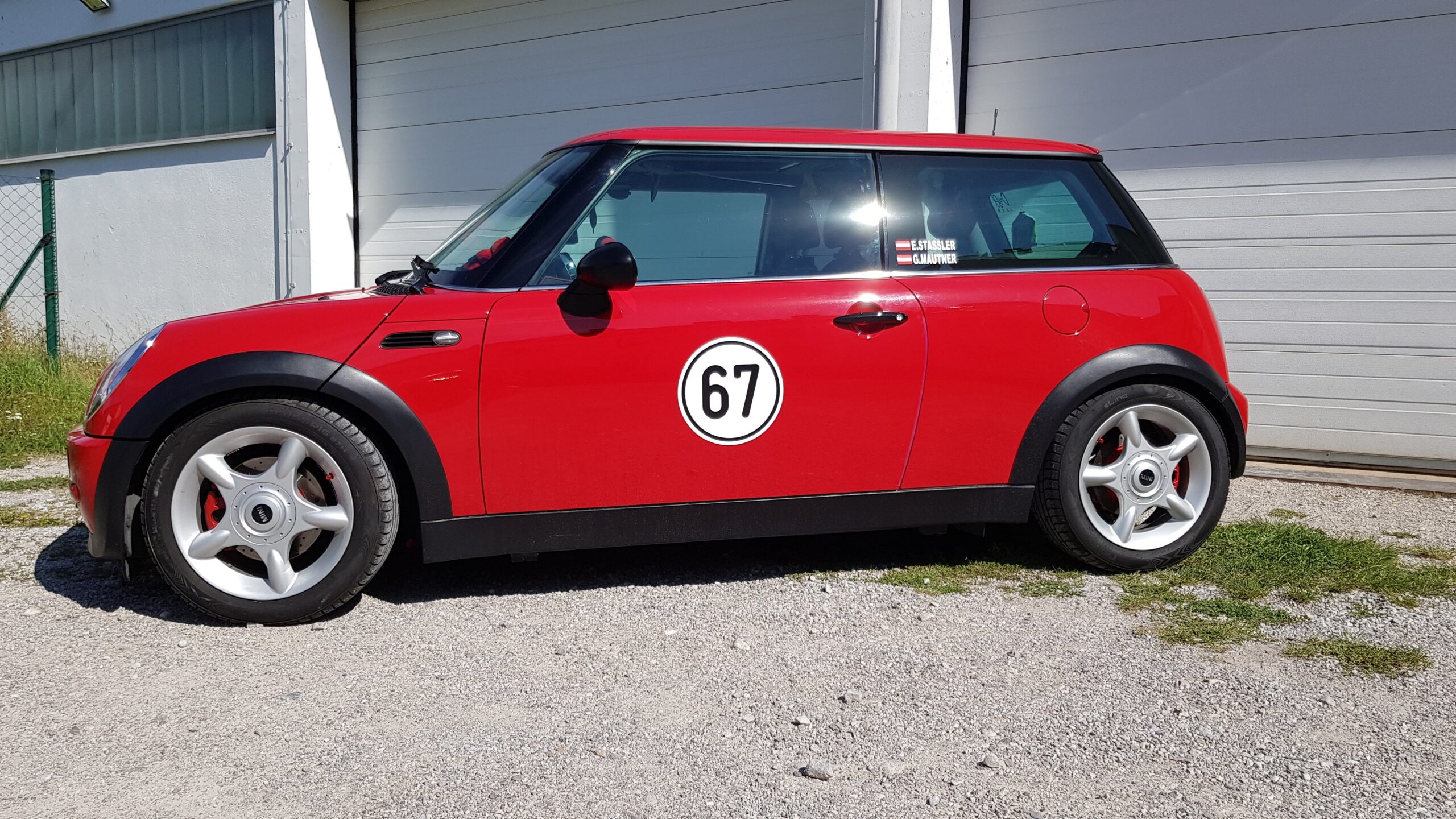 Mini Gewindefahrwerk Tieferlegung seitlich