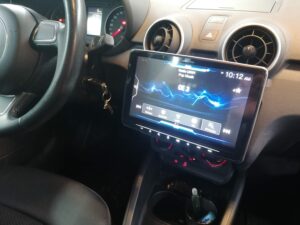 Audi A1 Radio mit Riesendisplay Alpine Helo 9 2 Audi A1 Radio Alpine Halo 9