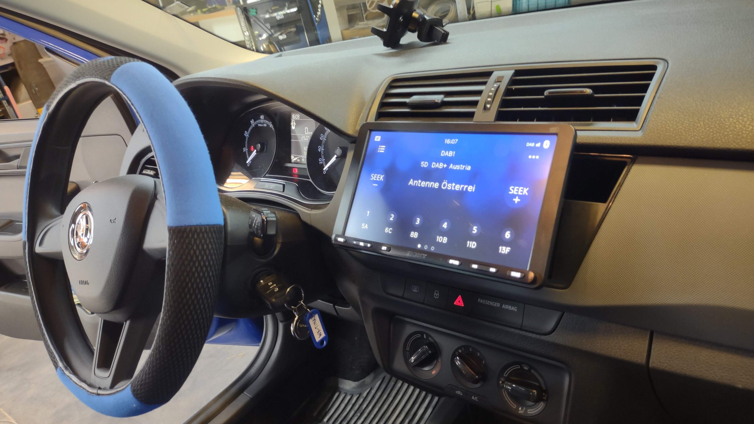 Skoda Fabia Radio Sony Monitor