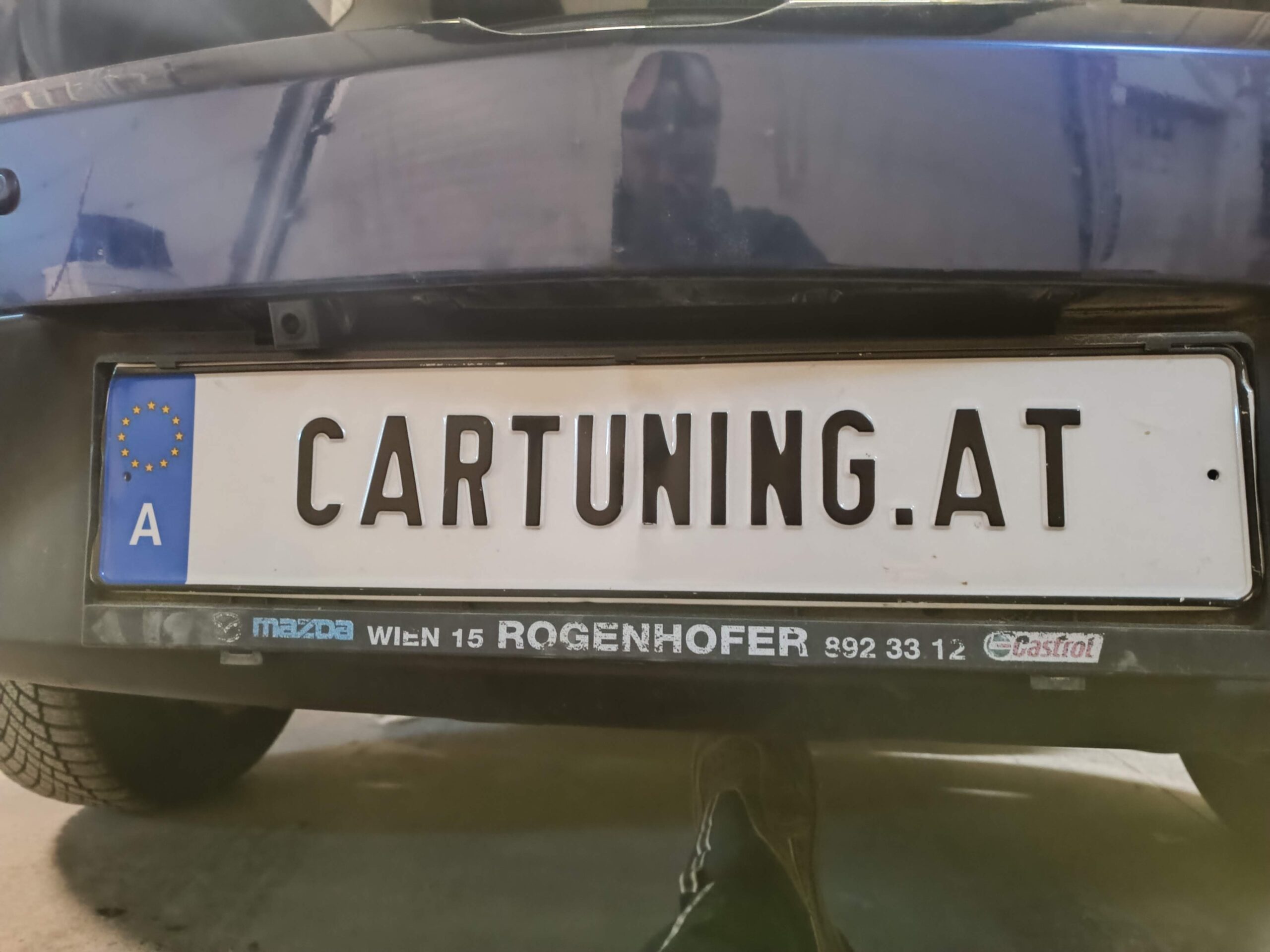 Mazda 3 BL Autoradio Rückfahrkamera Kennzeichen