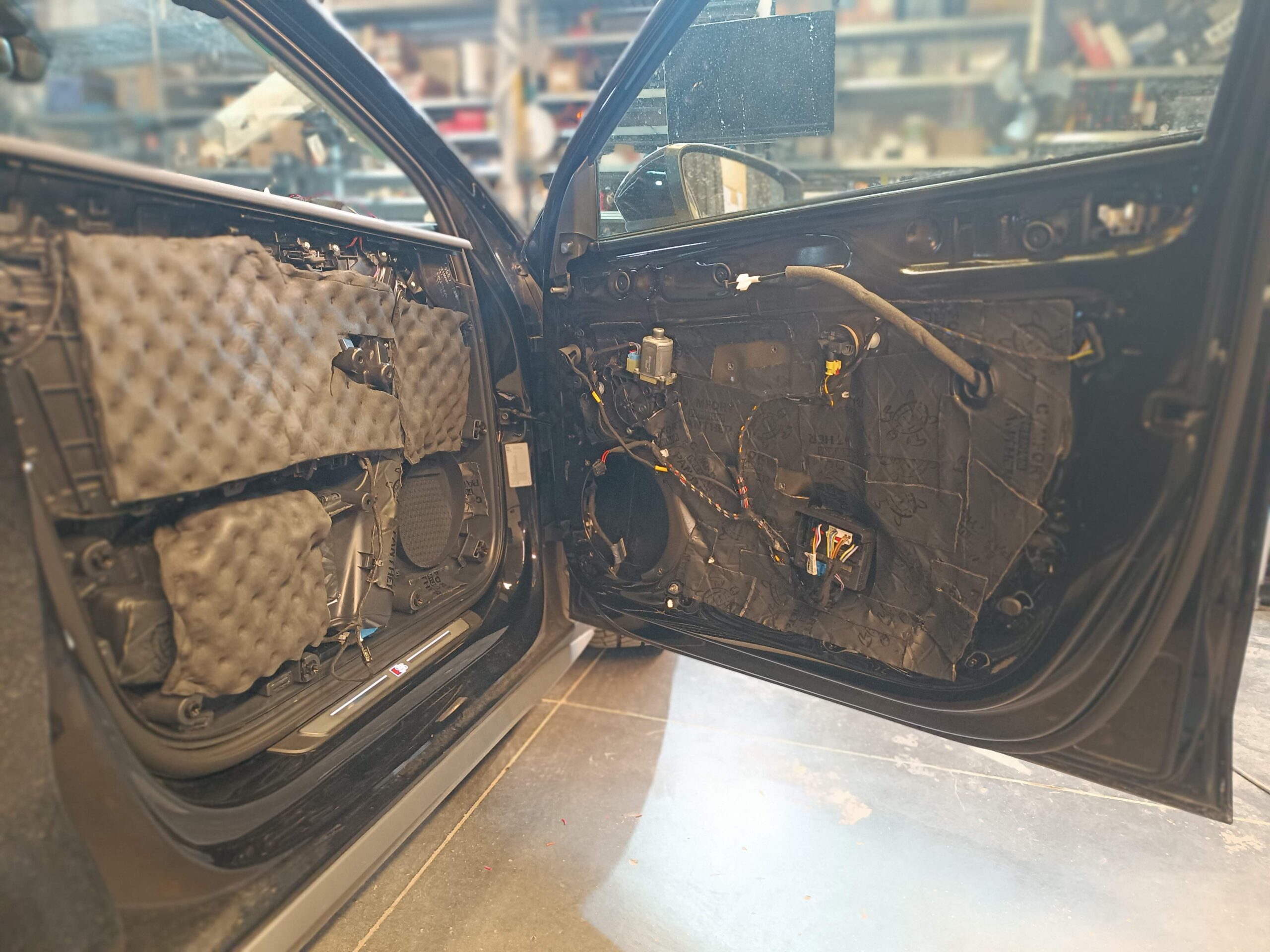 Audi A3 8Y Soundsystem nachrüsten vordere Tür komplett Dämmung