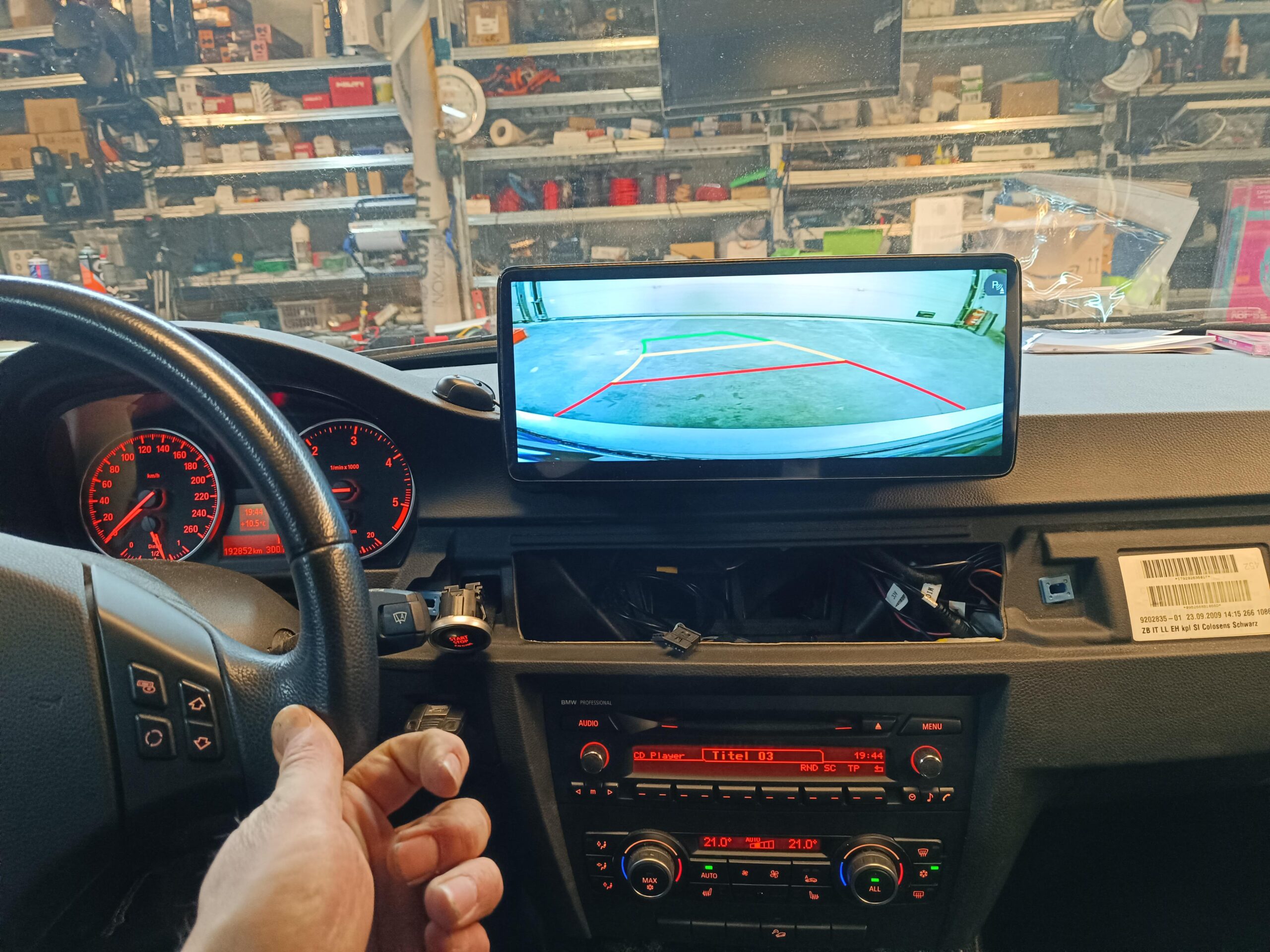 BMW E91 Rückfahrkamera mitlenkend