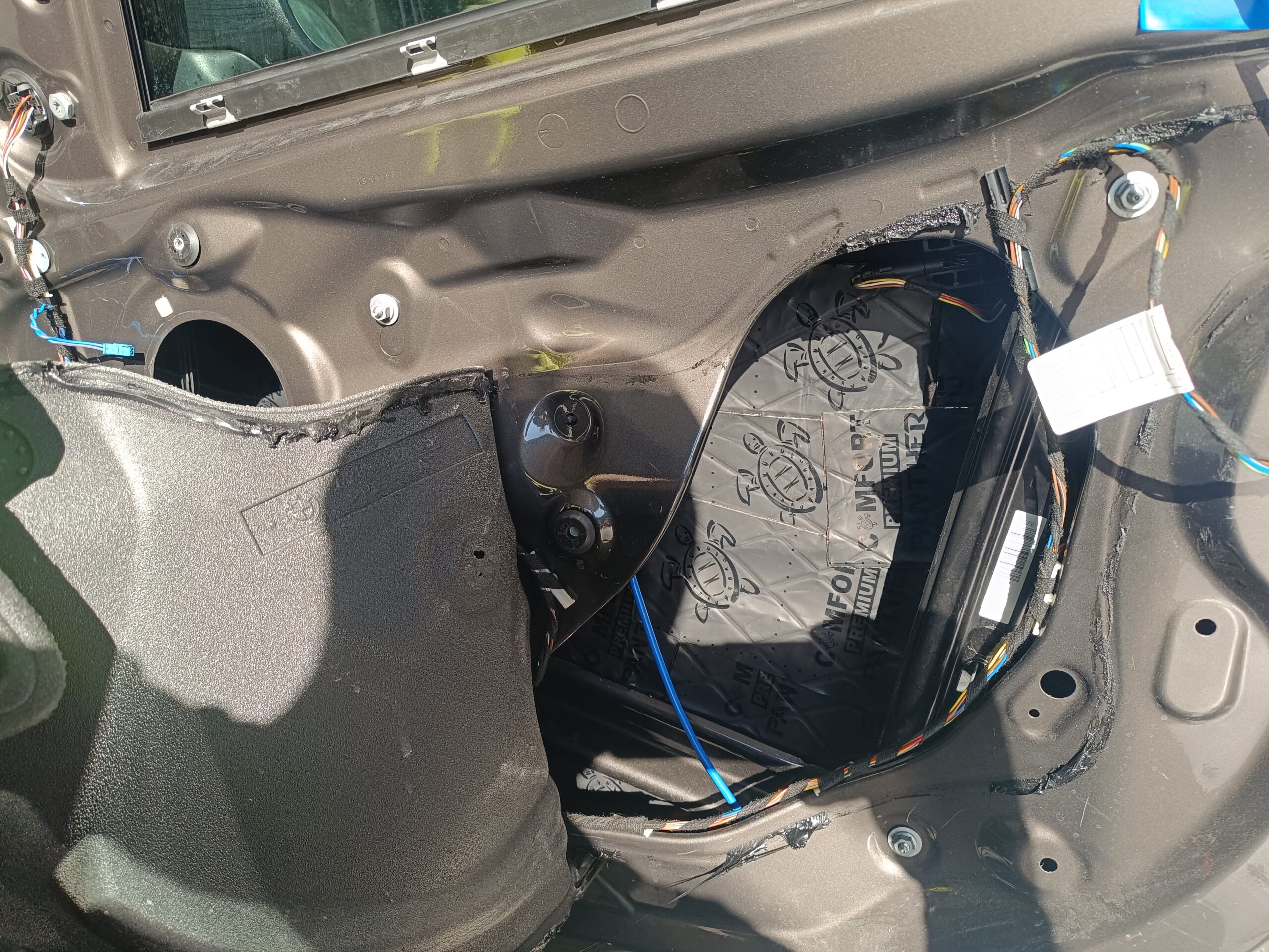 BMW F30 Soundsystem Dämmung Tür vorne