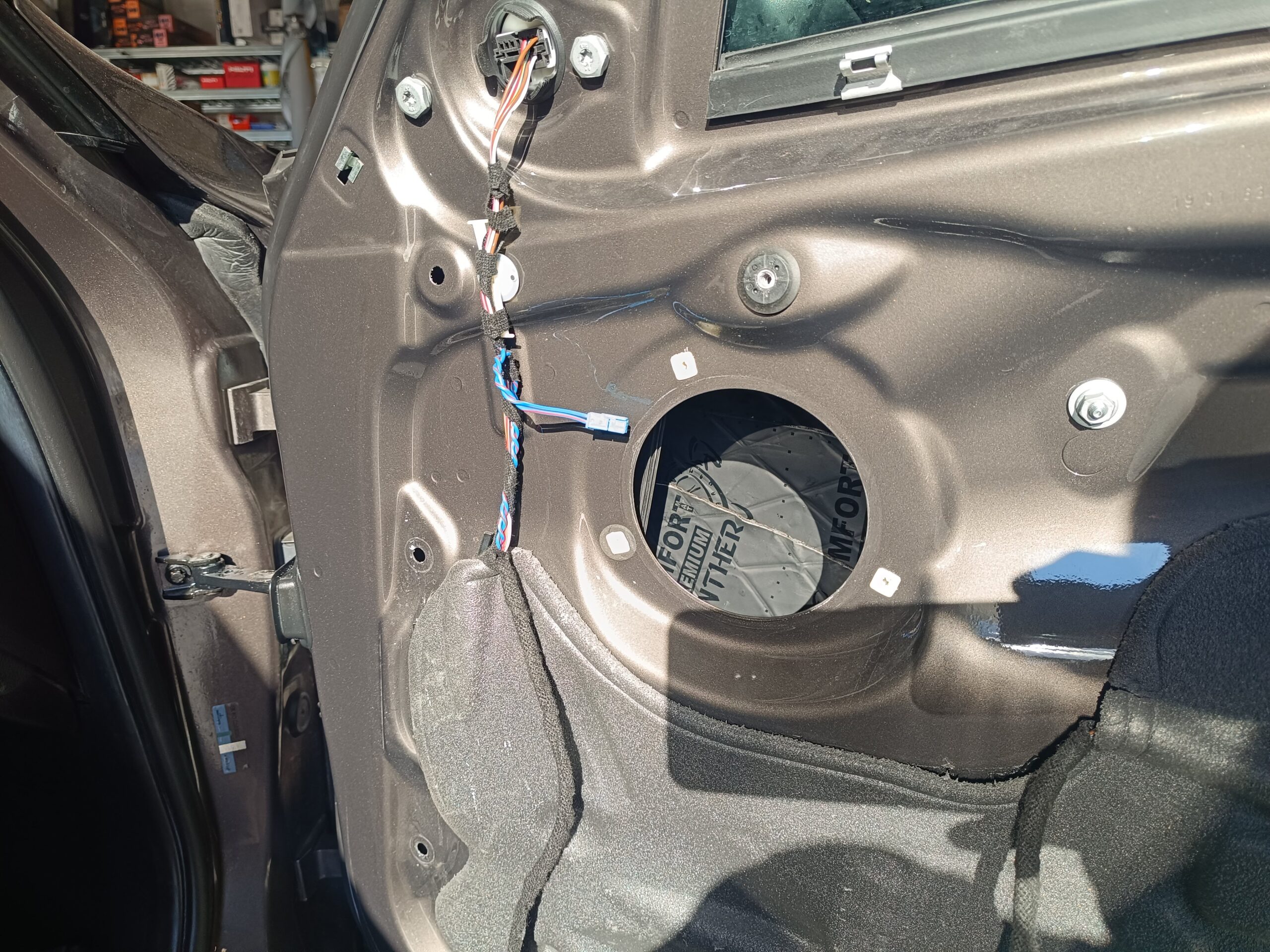 BMW F30 Soundsystem Dämmung Tür vorne