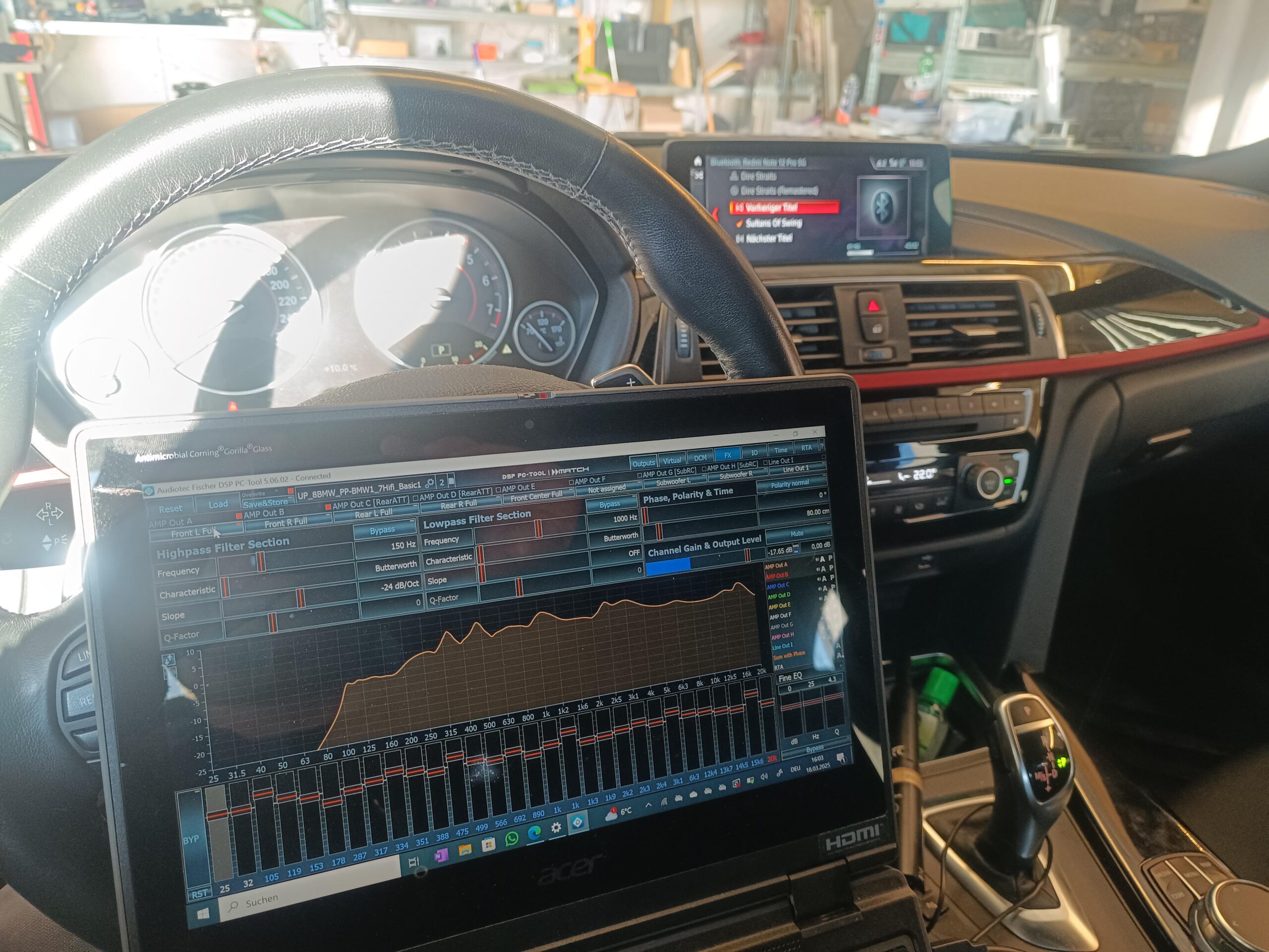 BMW F36 Soundsystem Match UP 8BMW eingemessen