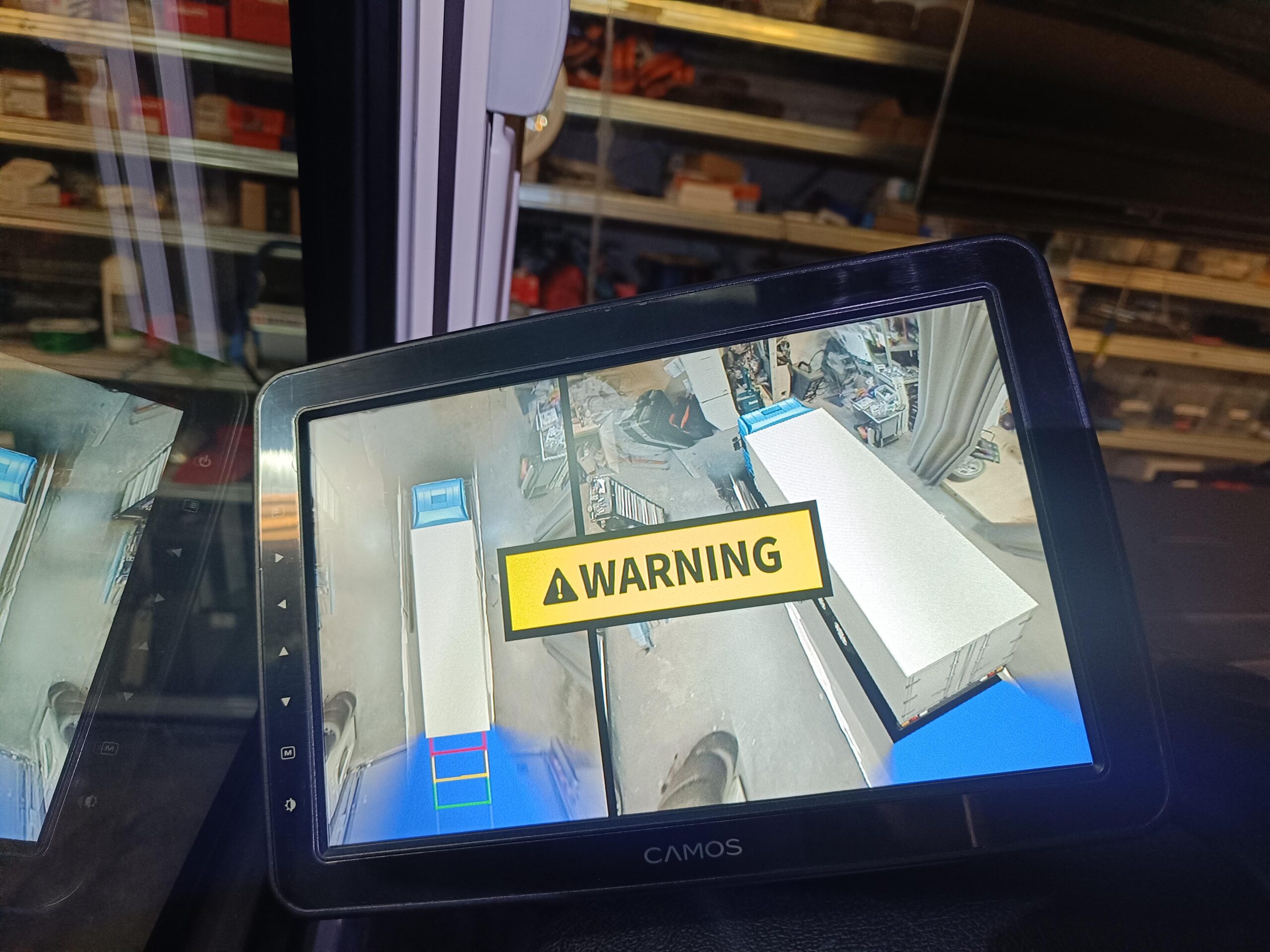 360 Grad Kamera Camos für Wohnmobil Bild vor Kalibrierung