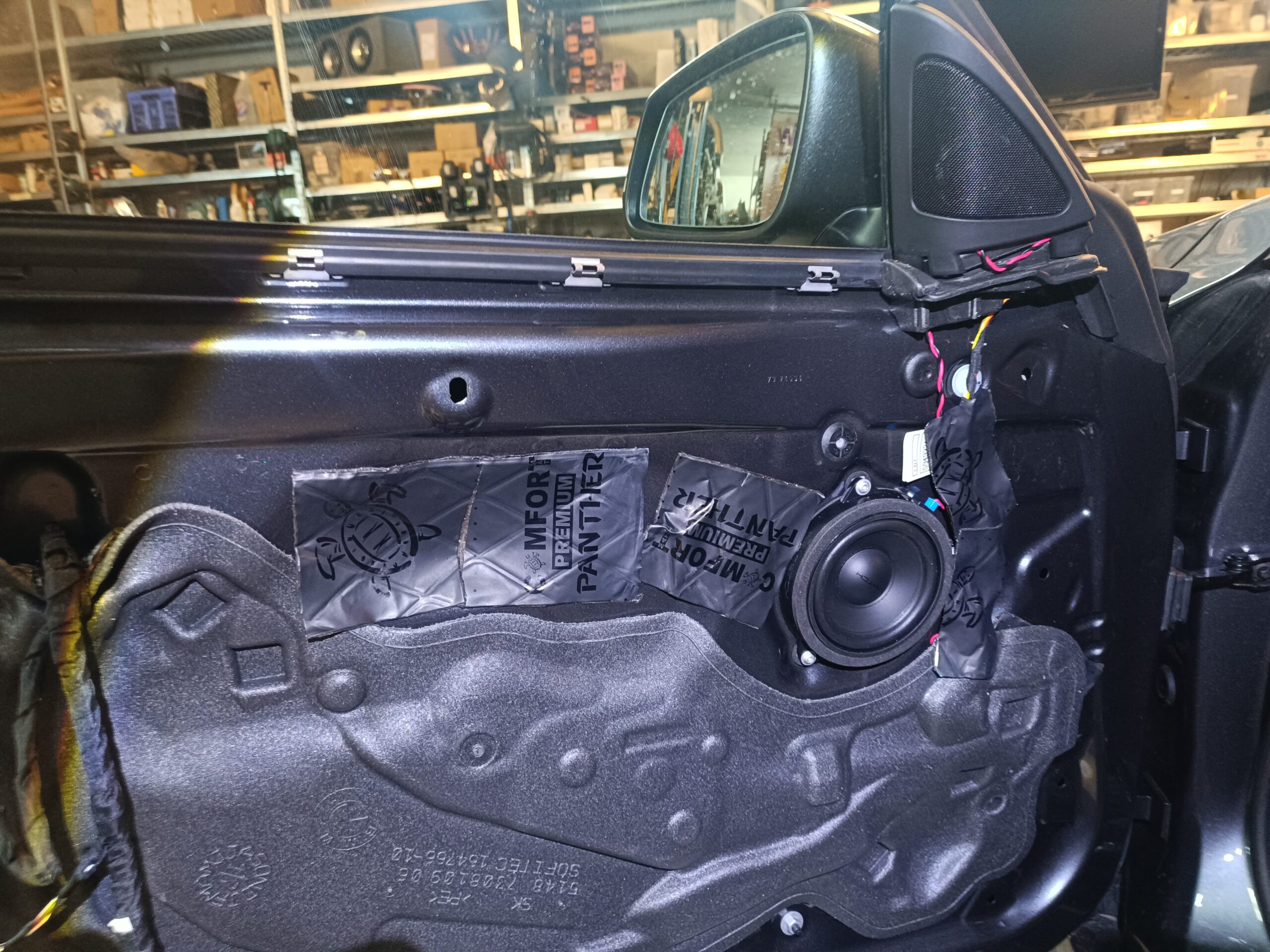 BMW F36 Soundsystem Tür vorne Dämmung