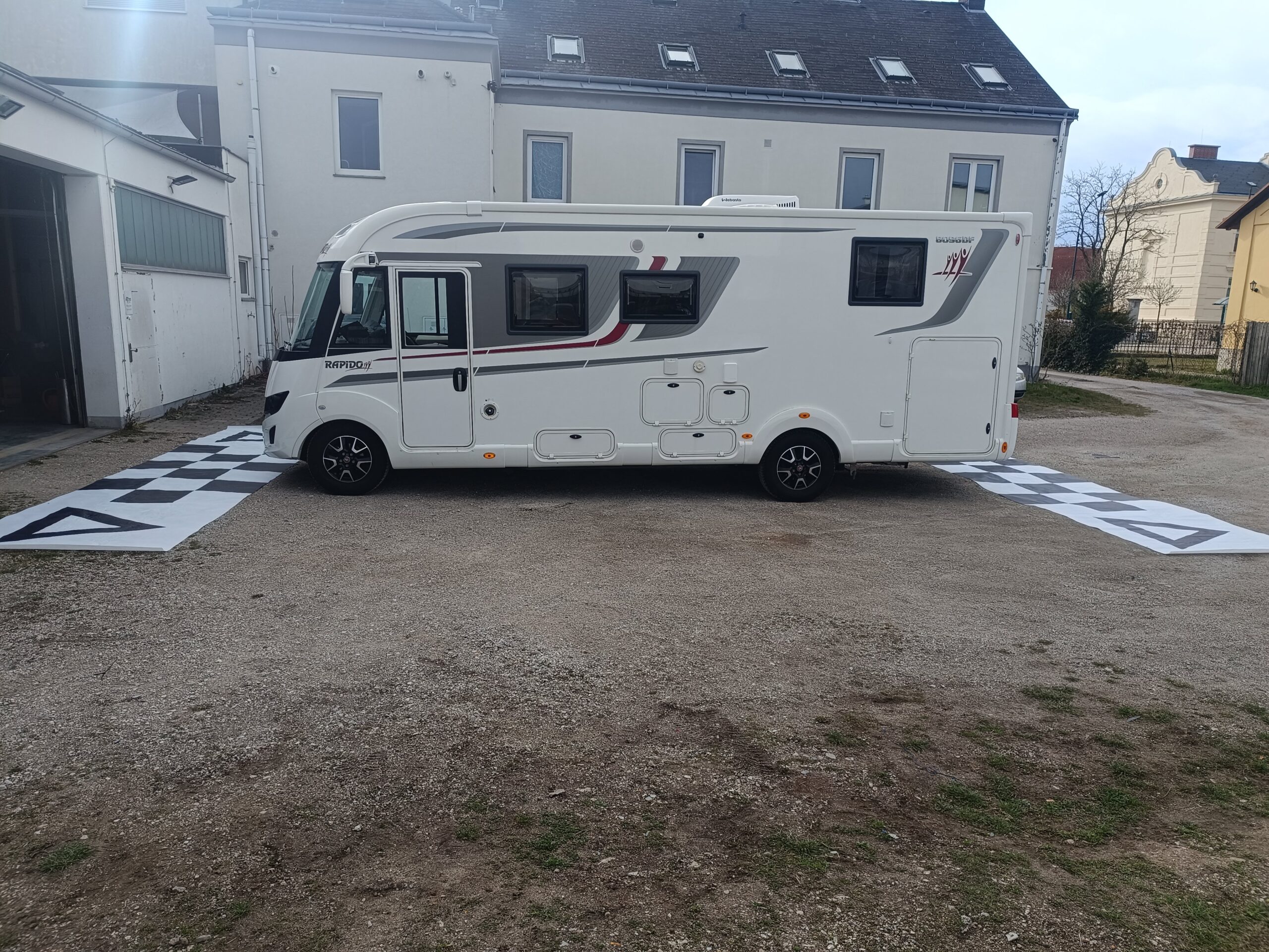 360 Grad Kamera Camos Wohnmobil Kalibrierung Seitenansicht