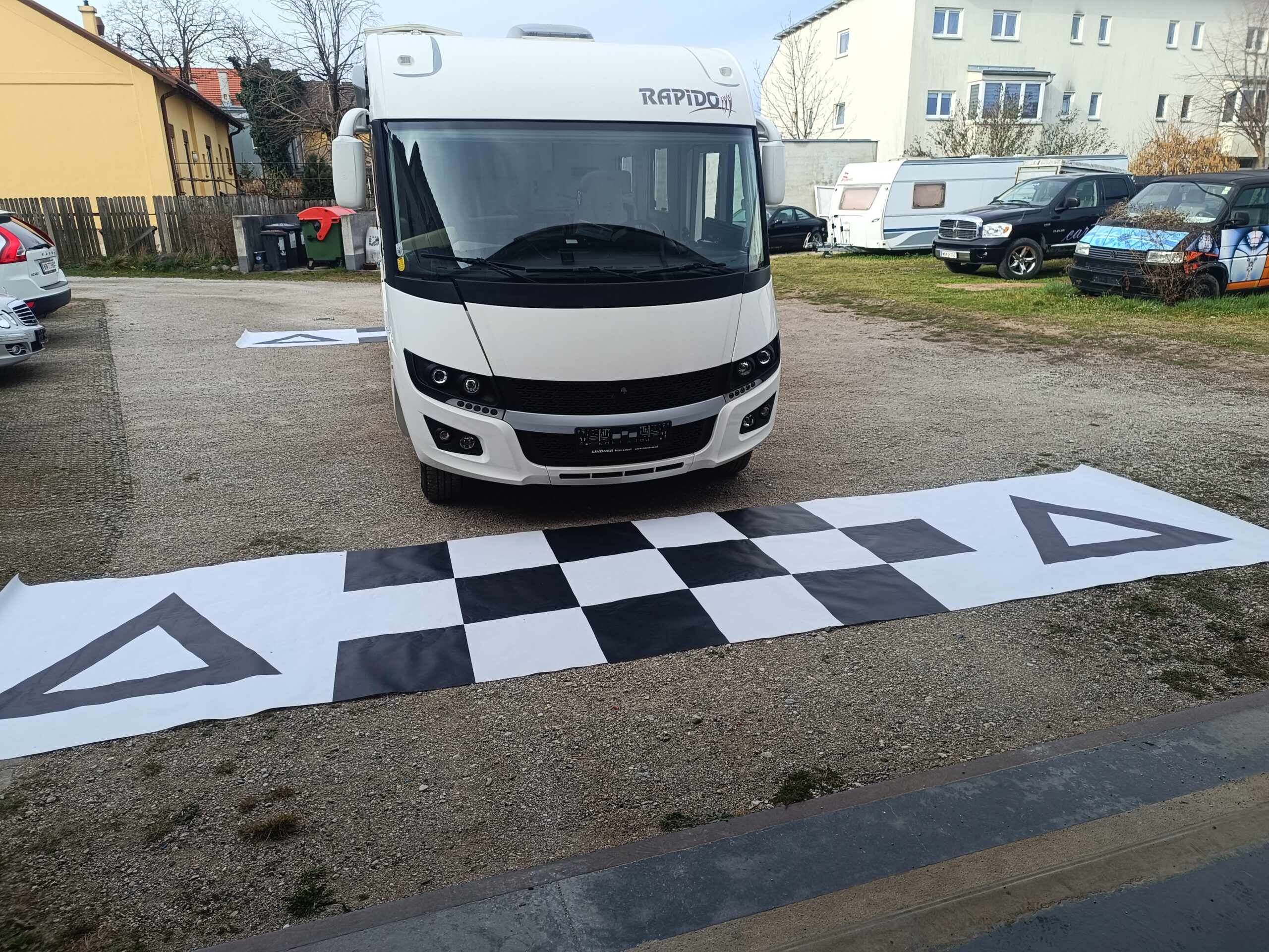 360 Grad Kamera Camos Wohnmobil Kalibrierung Frontansicht