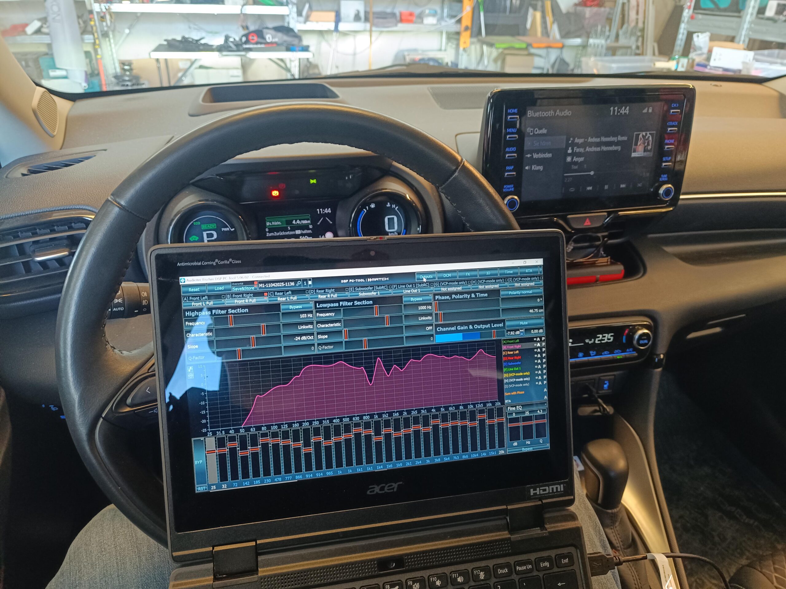 Mazda 2 Hybrid Soundsystem DSP einmessen