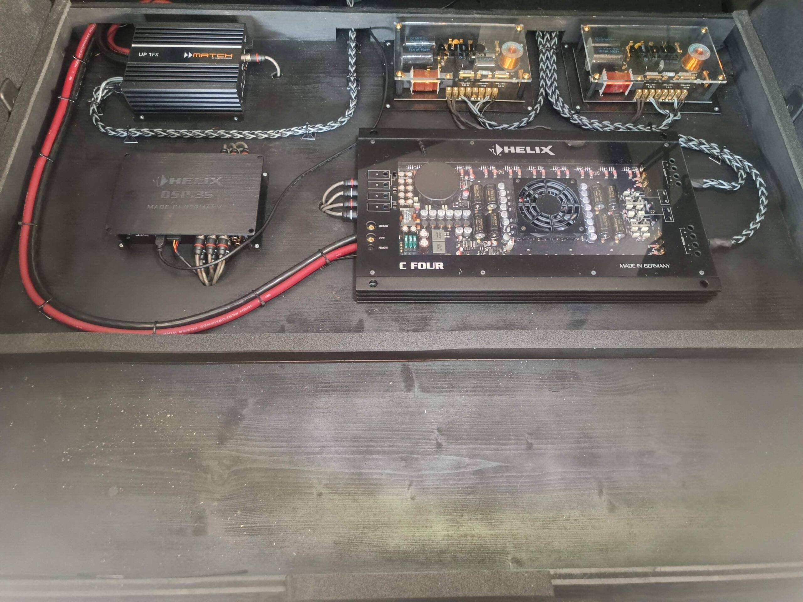 Mazda 3 High End Sound Doppelter Boden Helix DSP C Four UP1FX