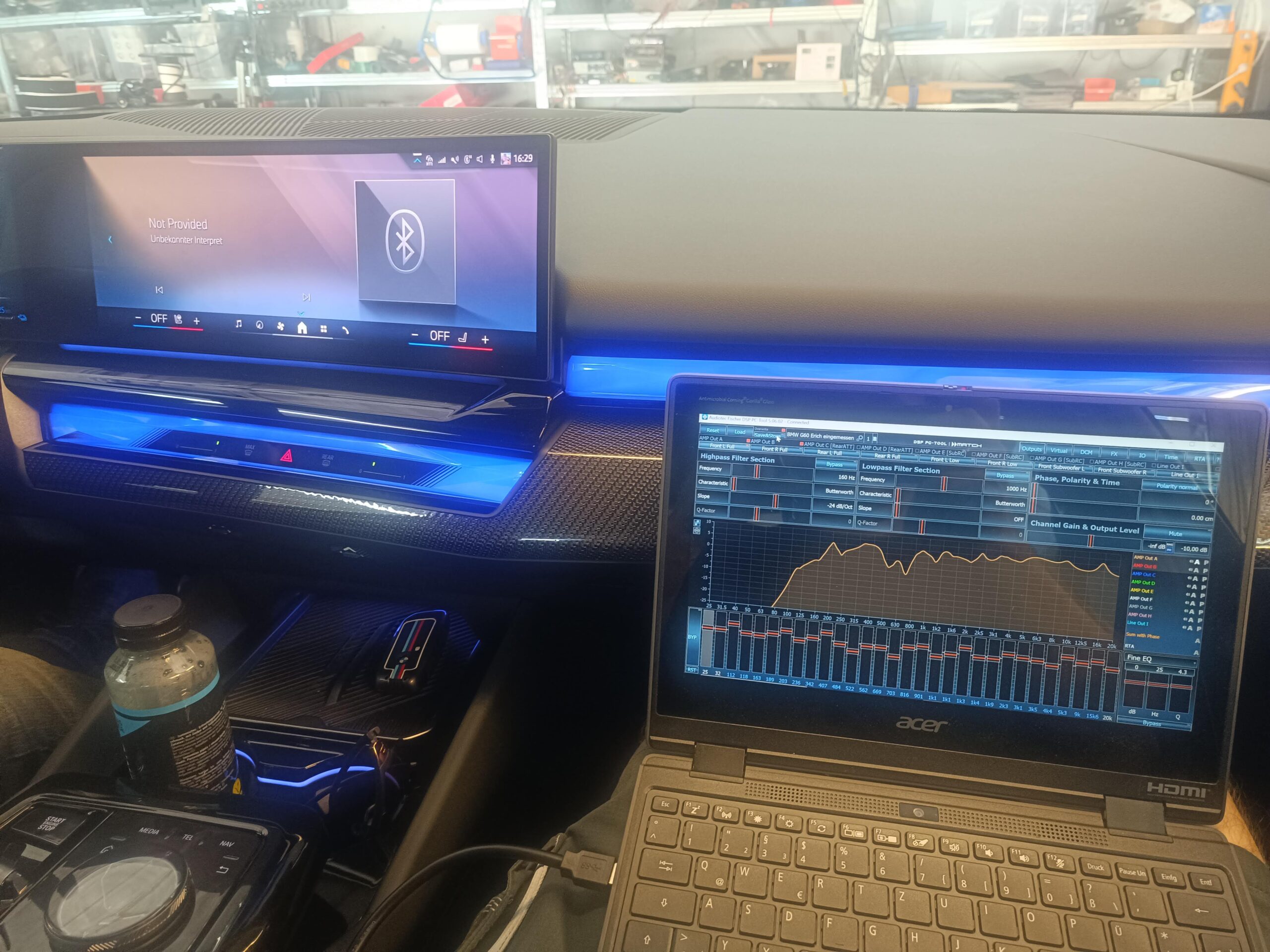 BMW G60 Musiksystem DSP einmessen Match Audiotec Fischer