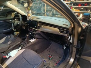 Skoda Scala Soundupgrade Reserveradsubwoofer DSP+