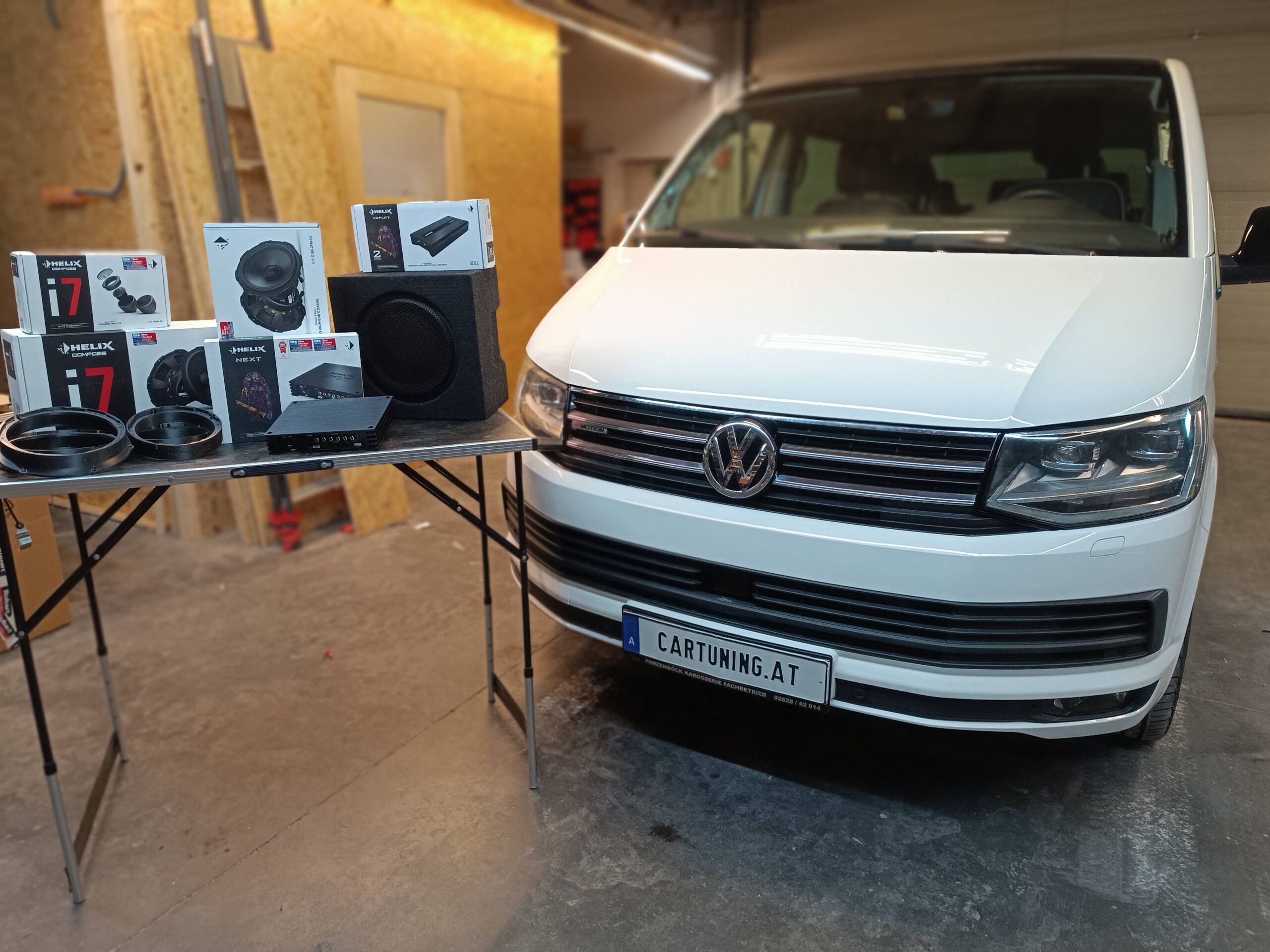 High End Soundsystem VW T6 Multivan Helix Compose i7