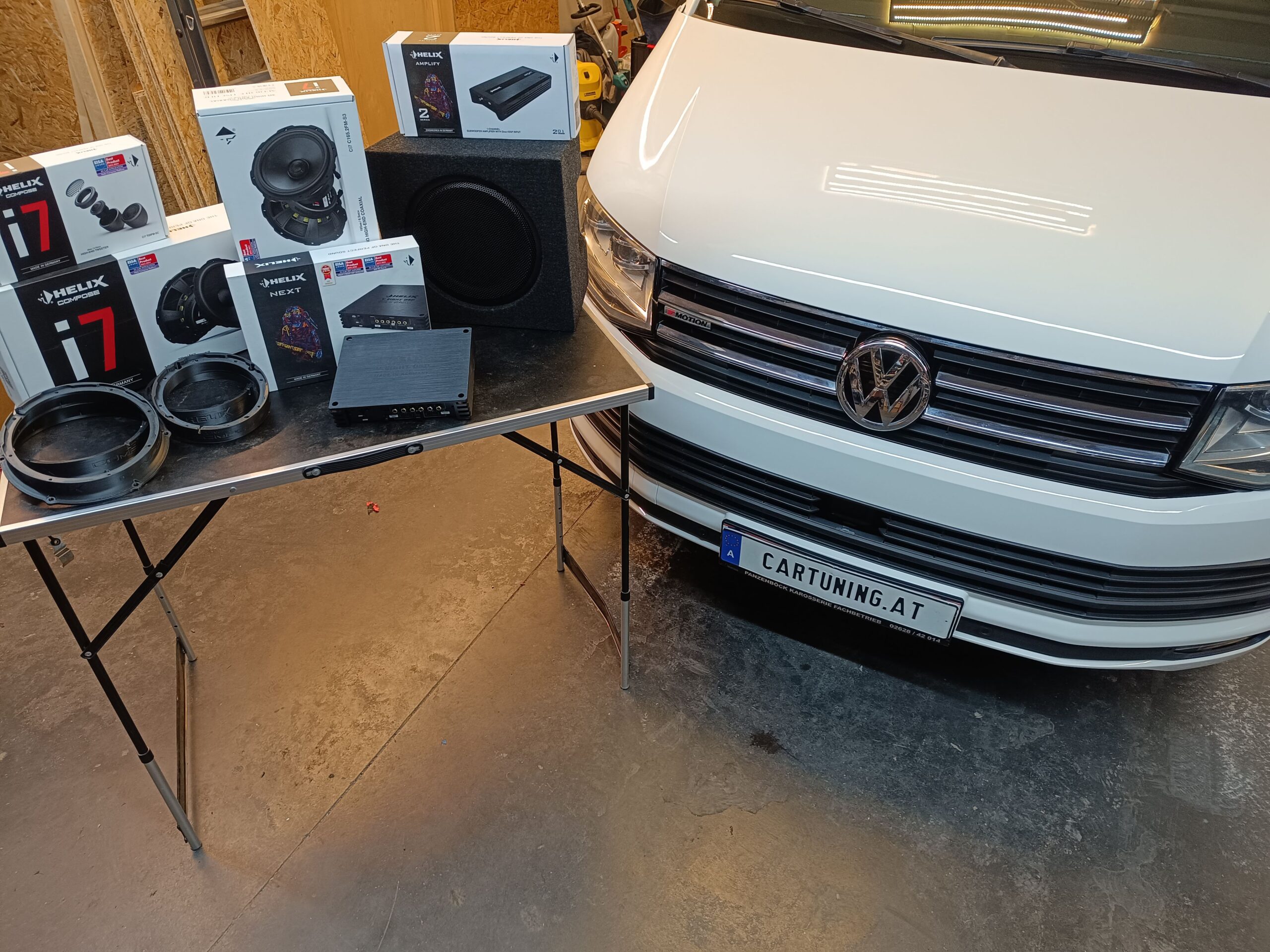 High End Soundsystem VW T6 Multivan Helix Compose i7