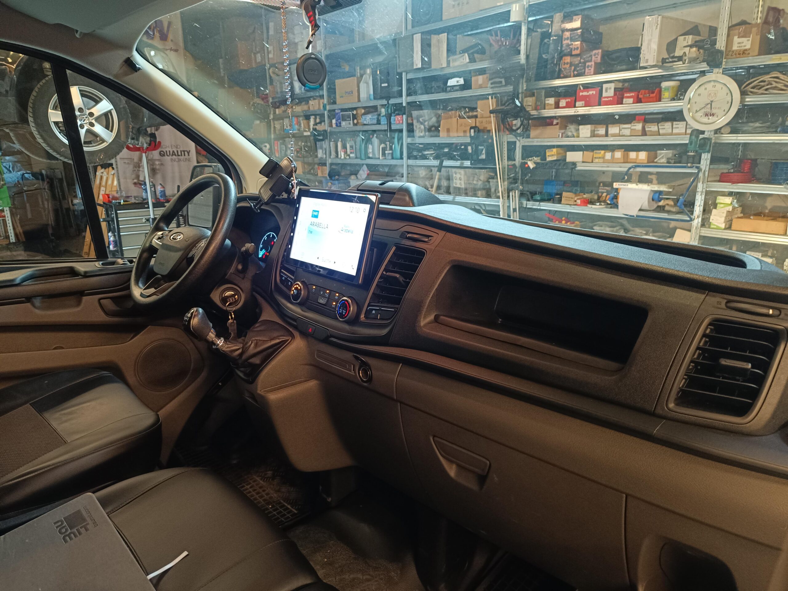 Ford Transit Custom Auto Radio Upgrade Android Auto Apple Carplay Rückfahrkamera
