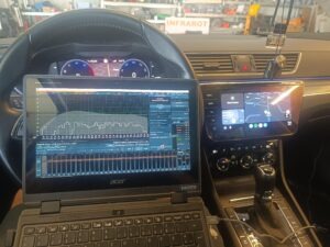 Skoda Superb Soundupgrade DSP Reserveradsubwoofer